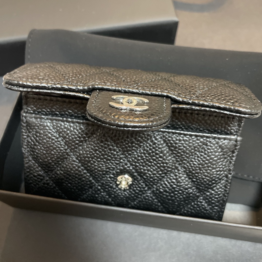 CHANEL カードケース　キャビアスキン　新品未使用