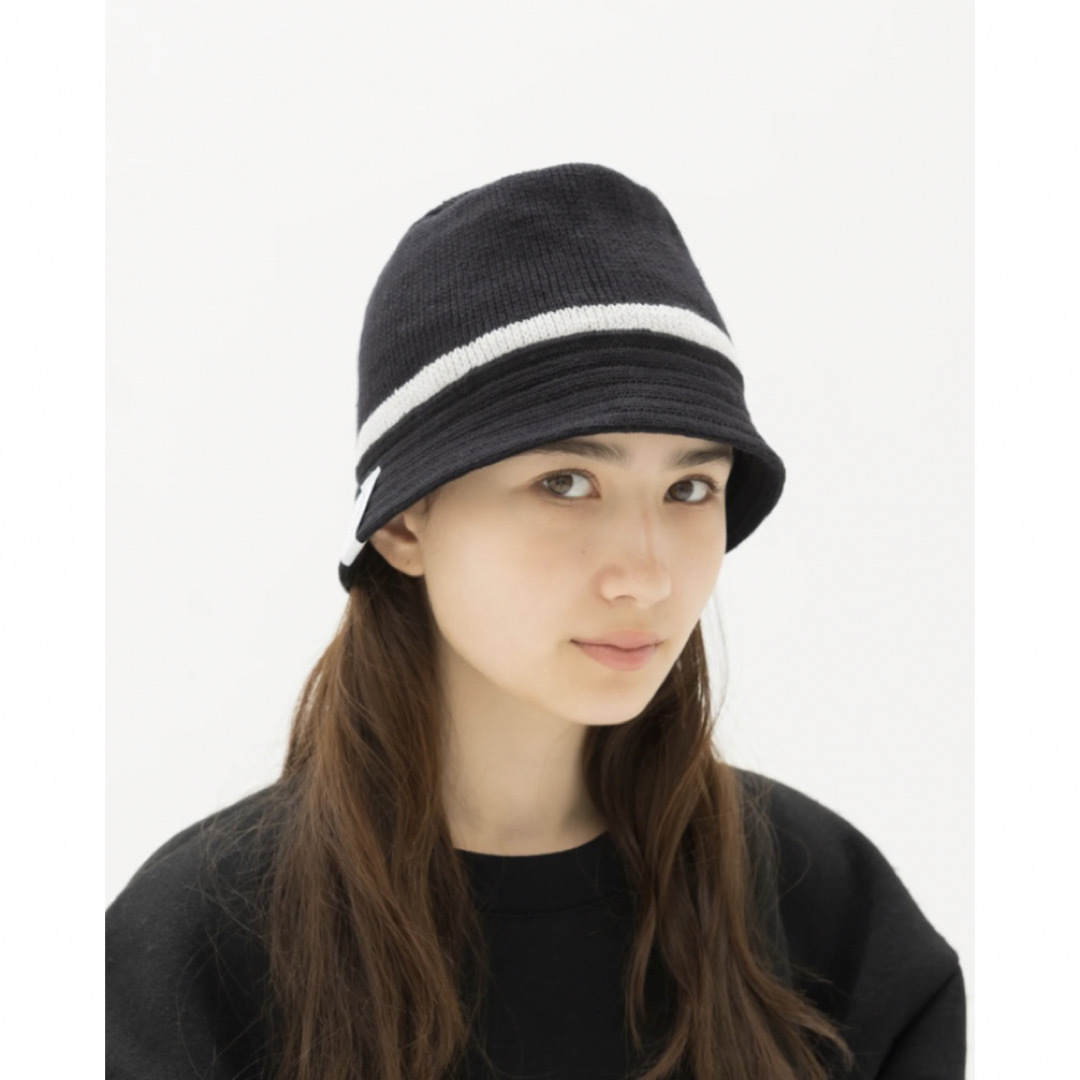 メンズ23AW 2 DESCENDANT POT HAT ニットバケットハット