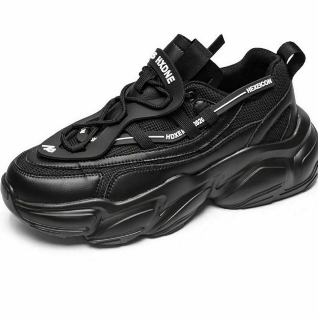 ハイテク スニーカー ダッドスニーカー 26cm ブラック ユニセックス メンズの靴/シューズ(スニーカー)の商品写真