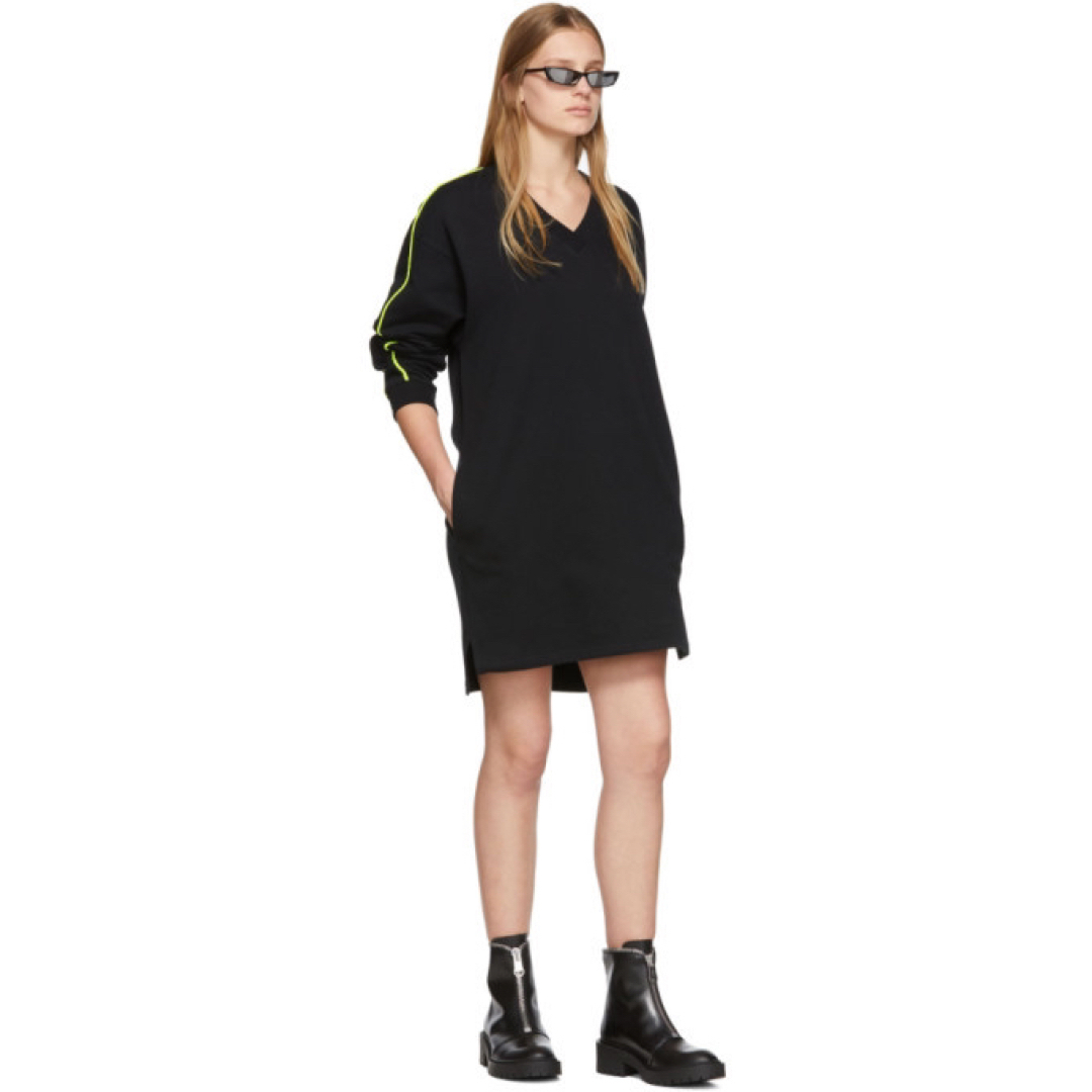KENZO - 新品 KENZO Vネック スウェット ミニドレス 長袖 スウェット