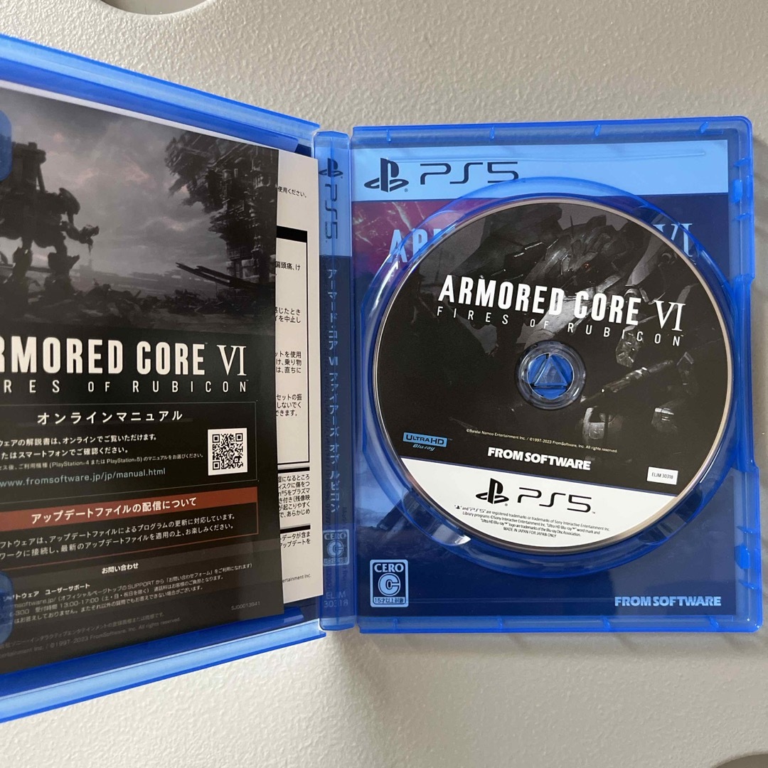 PlayStation(プレイステーション)のARMORED CORE VI FIRES OF RUBICON（アーマード・コ エンタメ/ホビーのゲームソフト/ゲーム機本体(家庭用ゲームソフト)の商品写真