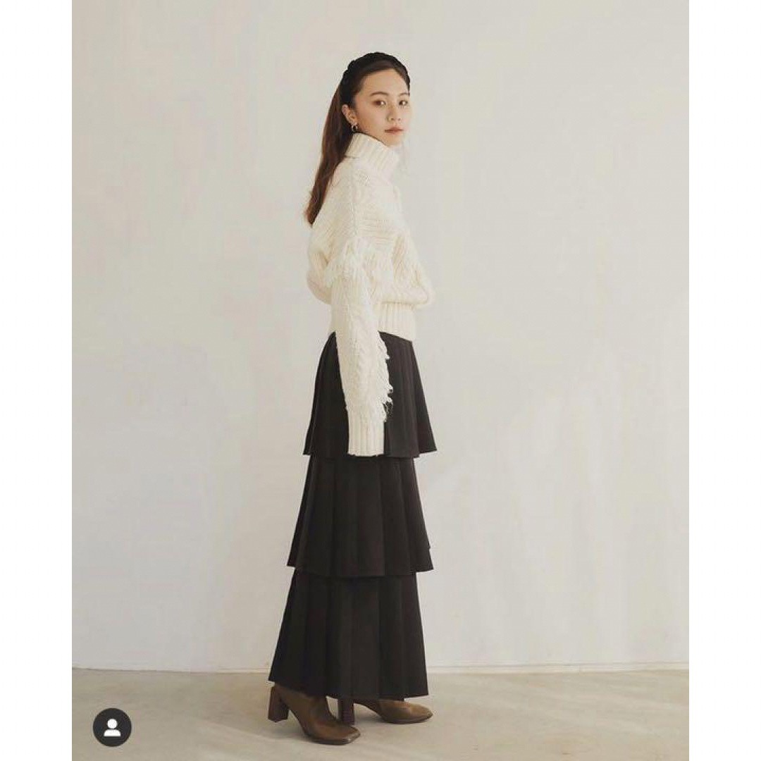 randeboo  pleats three skirt