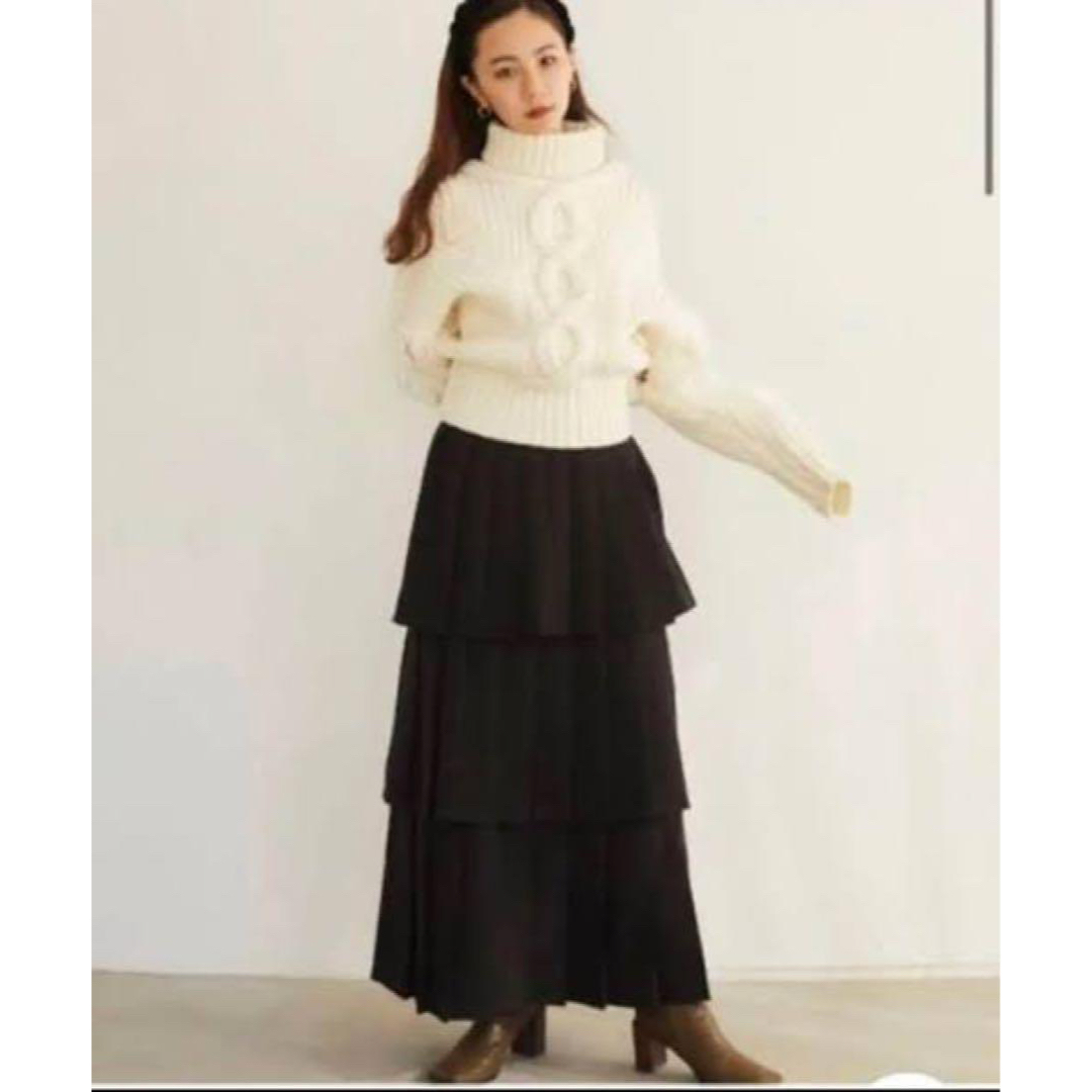 randeboo  pleats three skirt