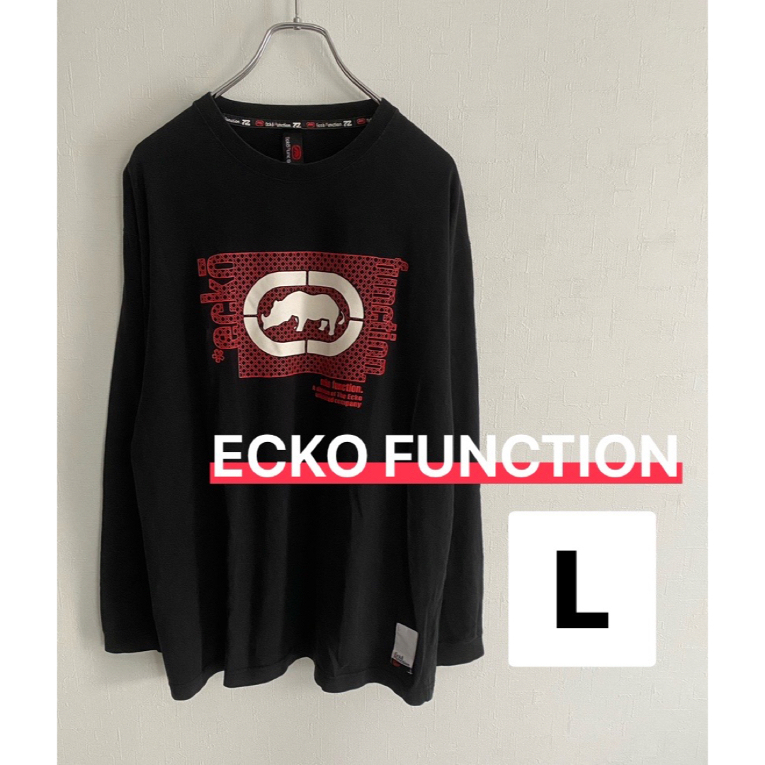 ECHO(エコー)のECKO FUNCTION 長袖Tシャツ カットソー Uネック ロンT メンズのトップス(Tシャツ/カットソー(七分/長袖))の商品写真
