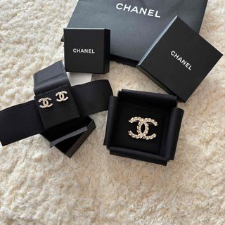 CHANEL - シャネル(CHANEL) ピンブローチ ココマーク スター ライン ...