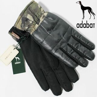 アダバット(adabat)の新品 アダバット 裏地暖かボア素材 ワンポイントカモ柄 グローブ 手袋 25㎝(手袋)