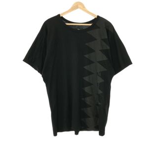 【美品】  B YOHJI YAMAMOTO / ビーヨウジヤマモト | 2020SS | Wrinkle gabardine Bow dolman blouse テンセル シワ ギャバ ドルマンスリーブ チャイナ ロング シャツ | 1 | ブラック | メンズ