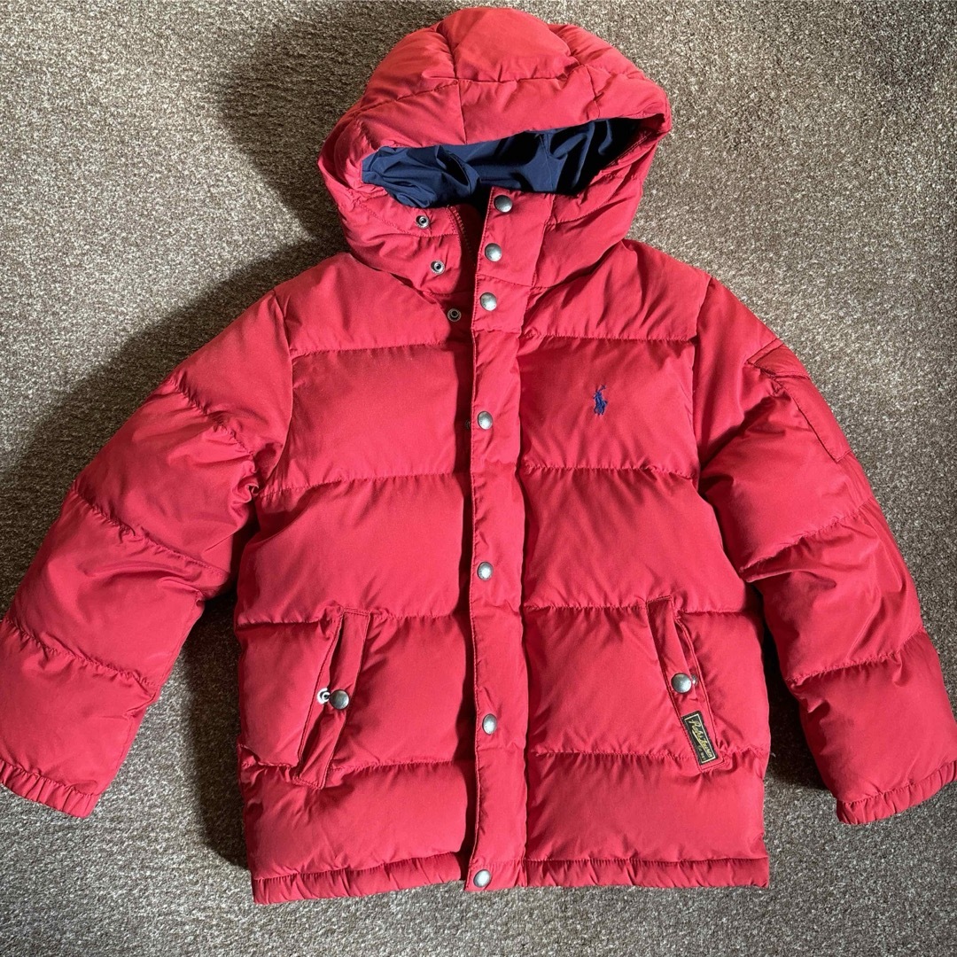 POLO RALPH LAUREN - ラルフローレン ダウンジャケット 赤色 8歳 POLO RALPH LAUREN - ラルフローレン ダウンジャケット 赤色 8歳