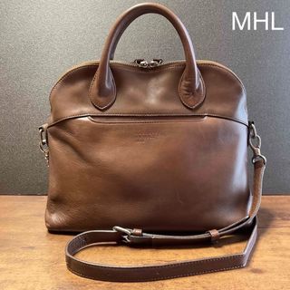 M.H.L ショルダーバッグ　ブラウン