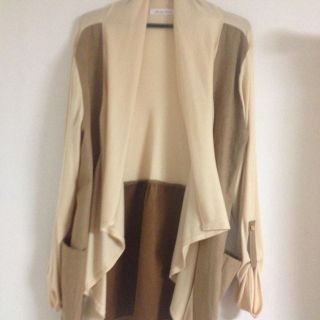 バイカラーカーディガン(カーディガン)