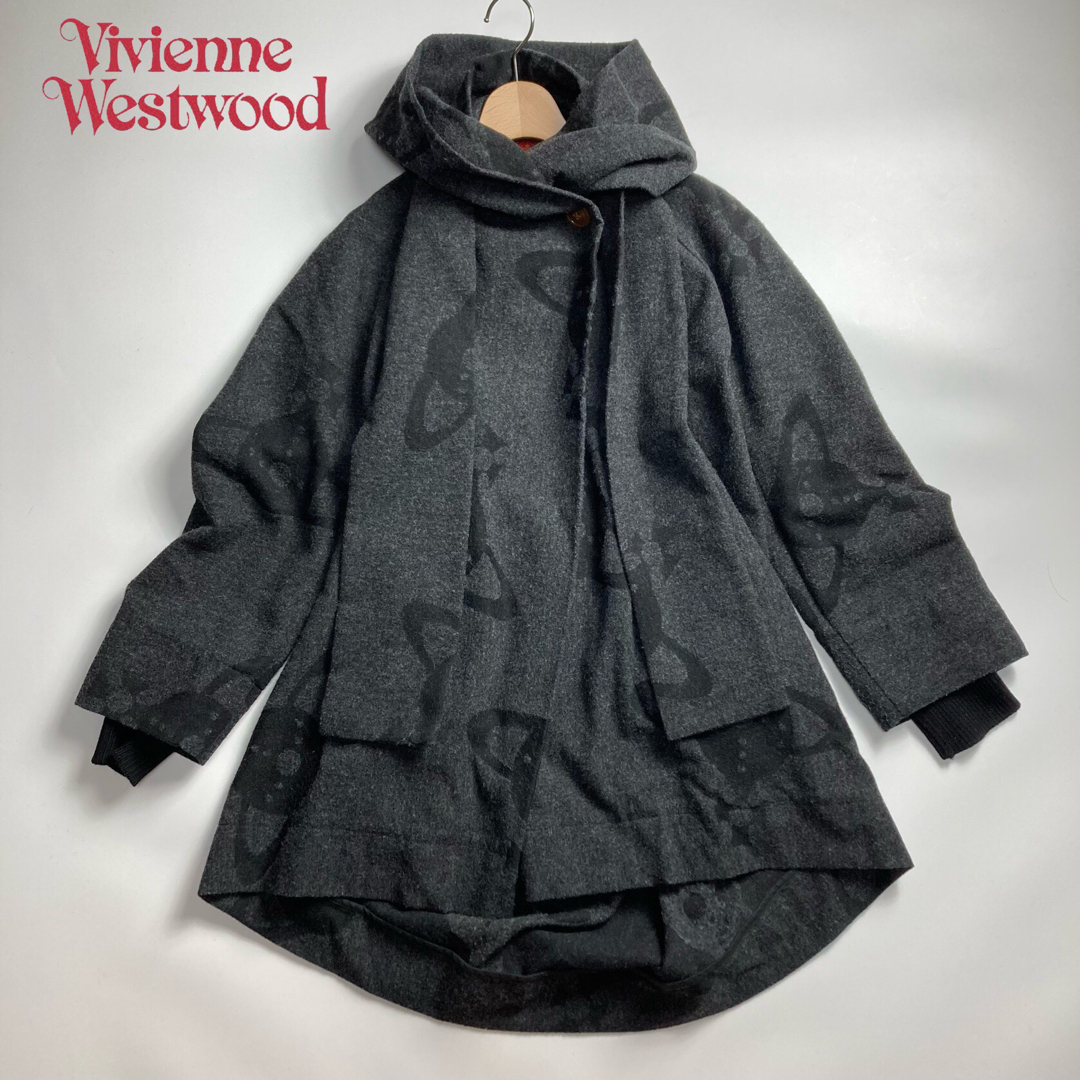 レア VIVIENNE ヴィヴィアンウエストウッド 変形ウールコート