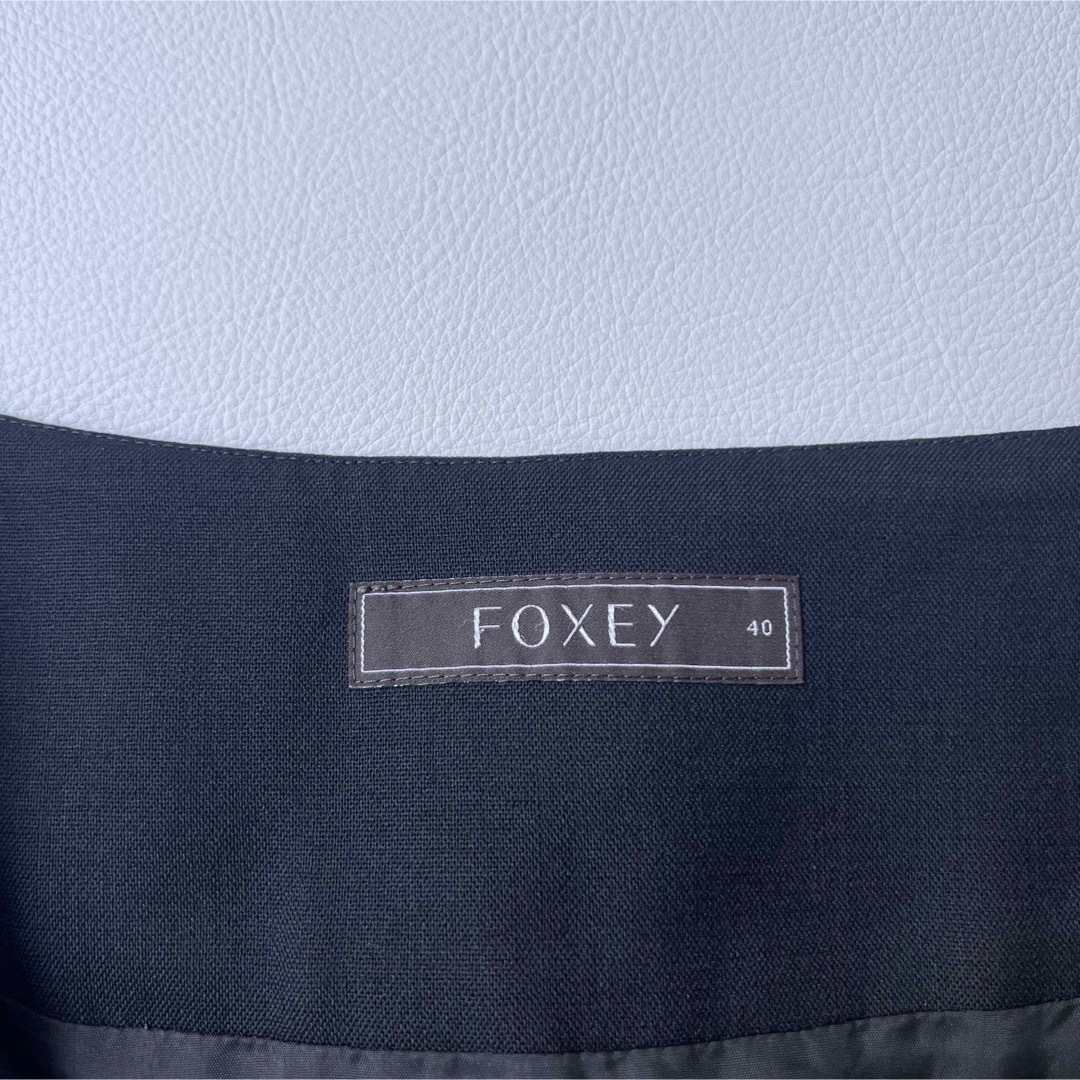 FOXEY(フォクシー)のFoxey フォクシー　フレアスカート　フロントボタン　ウール レディースのスカート(ひざ丈スカート)の商品写真