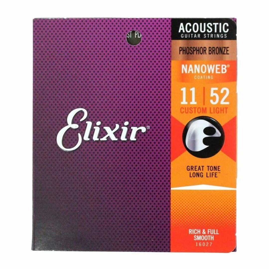 Elixir アコースティックギター弦11-52 #16027 楽器のギター(アコースティックギター)の商品写真