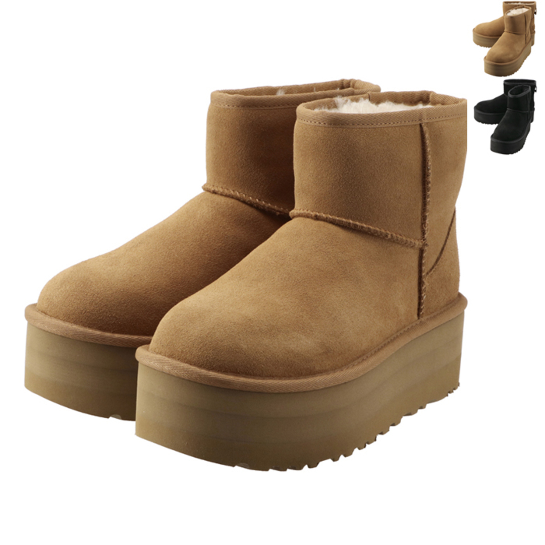 シューズ丈ショートUGG アグ クラッシックミニ プラットフォーム新品未