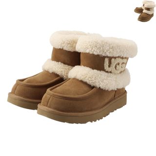 アグ(UGG)のアグ UGG ウルトラミニ ULTRA MINI UGG FLUFF ロゴ ムートンブーツ 2023年秋冬新作 1145410(ブーツ)