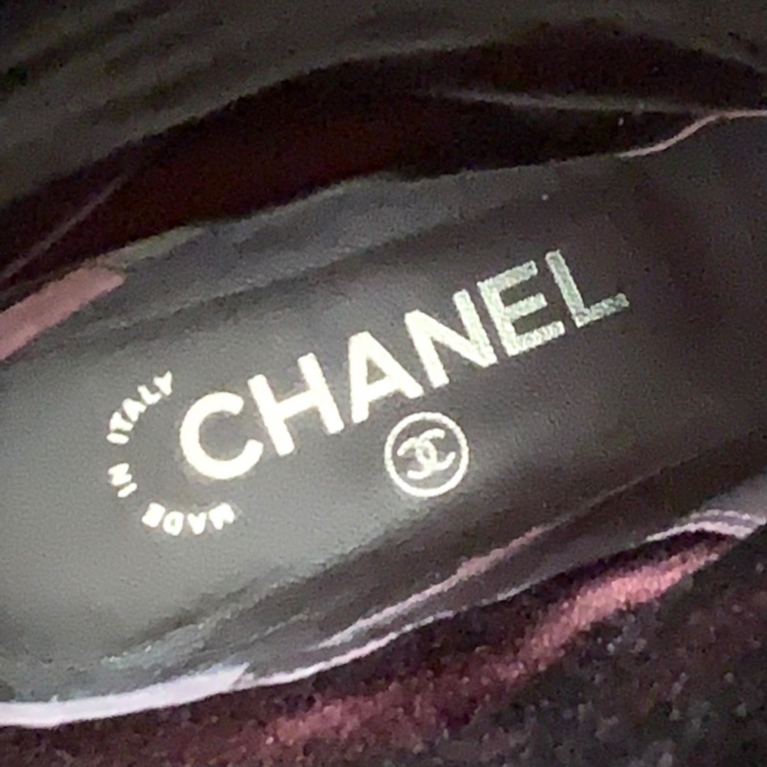 CHANEL(シャネル)のシャネル CHANEL ブーツ ロングブーツ 靴 シューズ ココマーク レザー ブラウン レディースの靴/シューズ(ブーツ)の商品写真