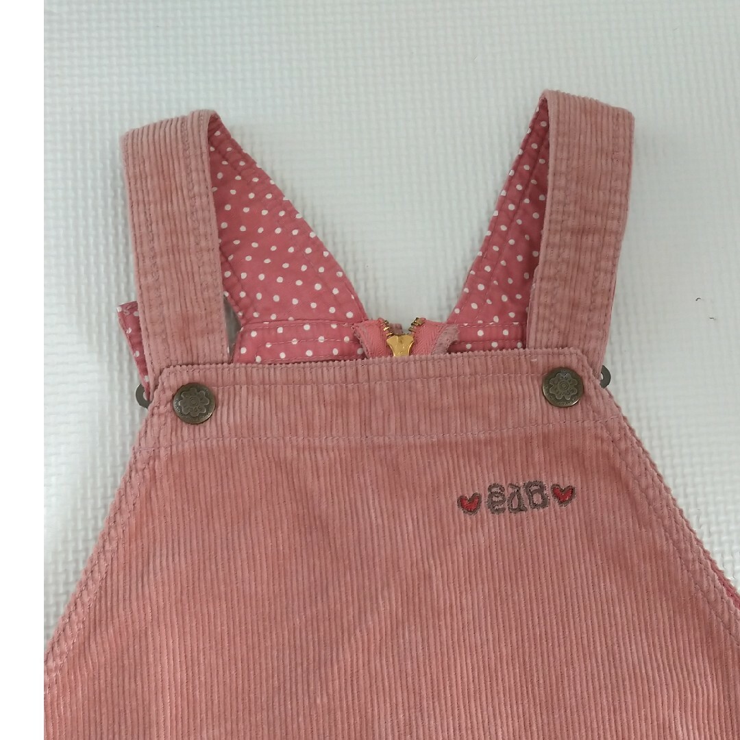 BeBe(ベベ)のベベ 140コーデュロイジャンバースカート キッズ/ベビー/マタニティのキッズ服女の子用(90cm~)(スカート)の商品写真