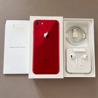 アイフォーン(iPhone)のiPhone 8 レッド 64GB SIMフリー 超美品(スマートフォン本体)