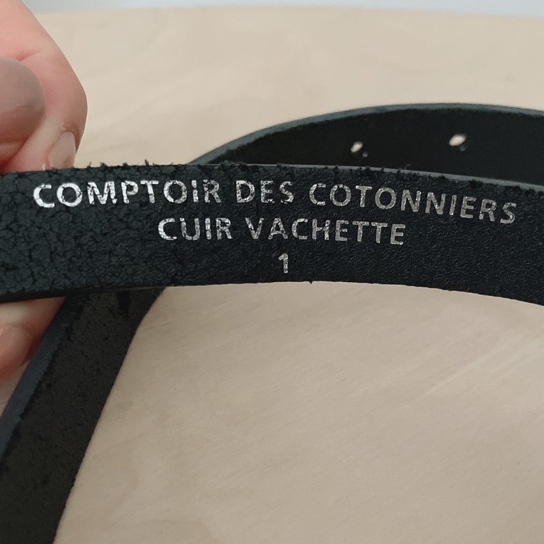 Comptoir des cotonniers(コントワーデコトニエ)のコトニエ♡ブラックベルト レディースのファッション小物(ベルト)の商品写真