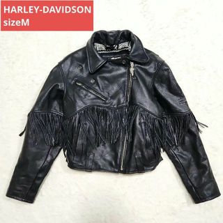 ハーレーダビッドソン(Harley Davidson)のHARLEY-DAVIDSON　本革　フリンジ(レザージャケット)