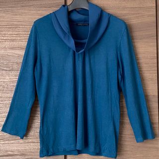 ローラアシュレイ(LAURA ASHLEY)のローラアシュレイ　シフォンドレープデザインカットソー(カットソー(長袖/七分))