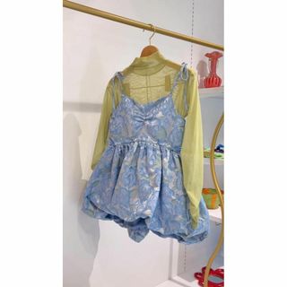 ⑪月店舗限定 POPPY あさぎーにょ バルーンキャミチュニック ブルー