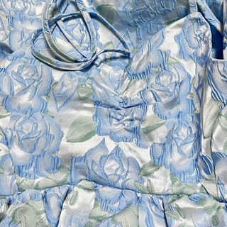 ⑪月店舗限定 POPPY あさぎーにょ バルーンキャミチュニック ブルー