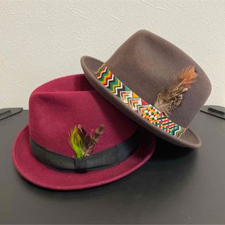 スワッガー(SWAGGER)のswagger  スワッガー HAT  ハット ウールハット フェルトハット(ハット)