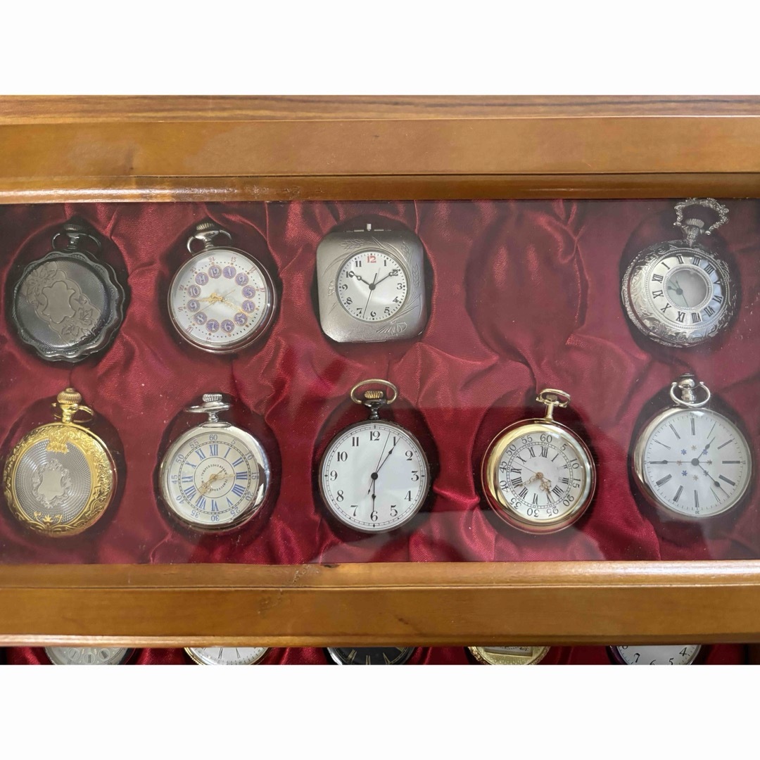 ディアゴスティーニ アシェット社 甦る古の時計 懐中時計29点セットケース付き