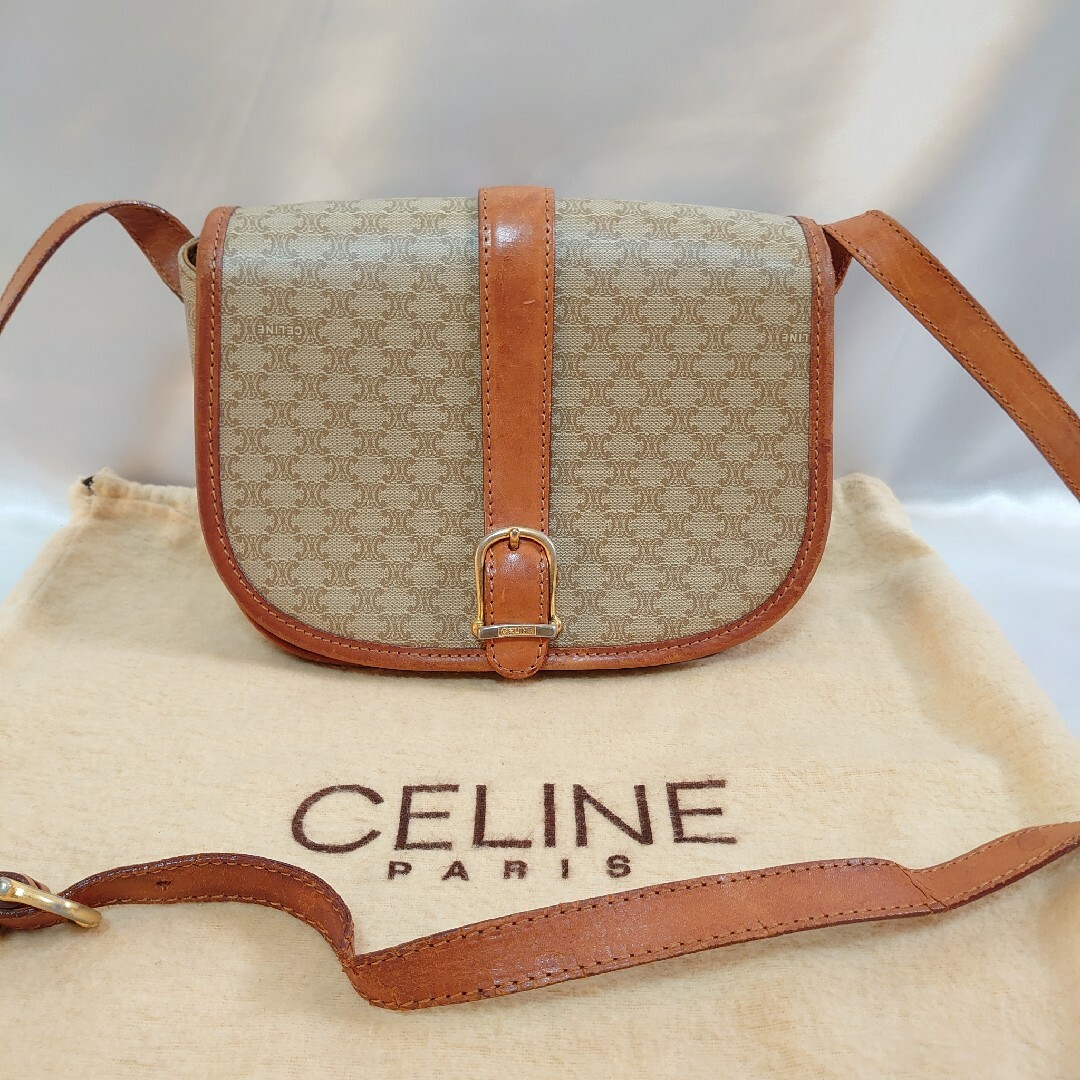 ショルダーバッグCELINE マカダム柄 ショルダーバッグ