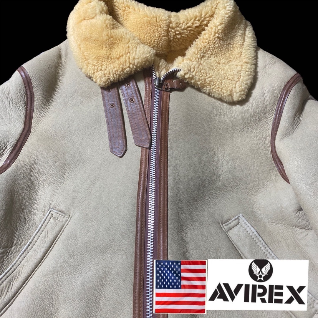 廃盤・AVIREX・B-3・エルク40インチ・L〜XL-