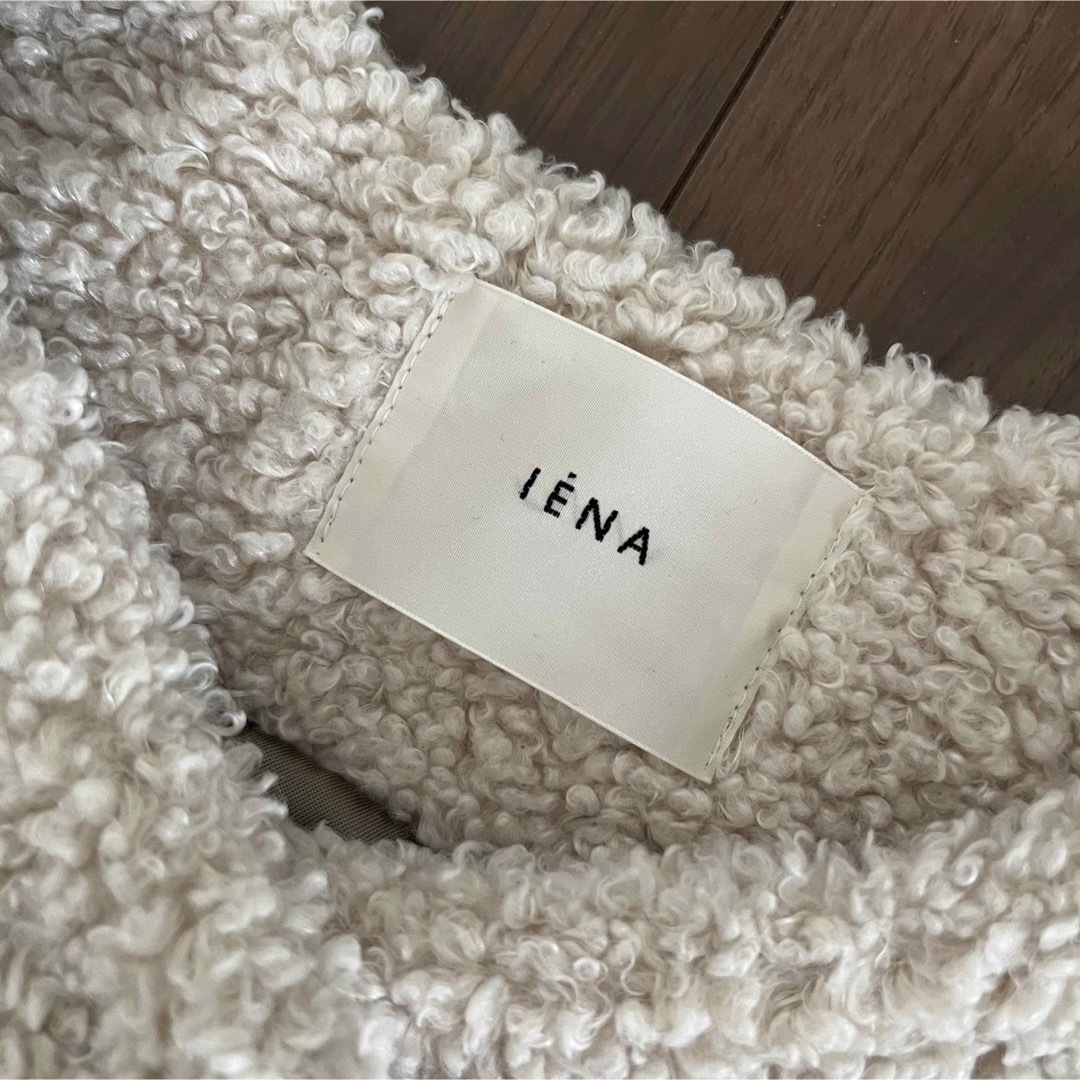 IENA(イエナ)のIENA:エコファーノーカラーブルゾン レディースのジャケット/アウター(ブルゾン)の商品写真