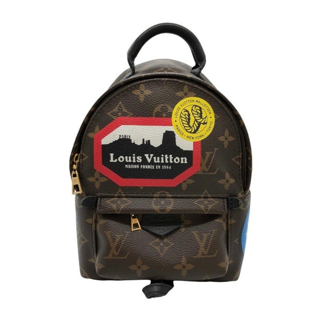 ルイ・ヴィトン LOUIS VUITTON パームスプリングス・バックパック ミニ M42971 モノグラム・ワールドツアー レディース リュック・デイパック