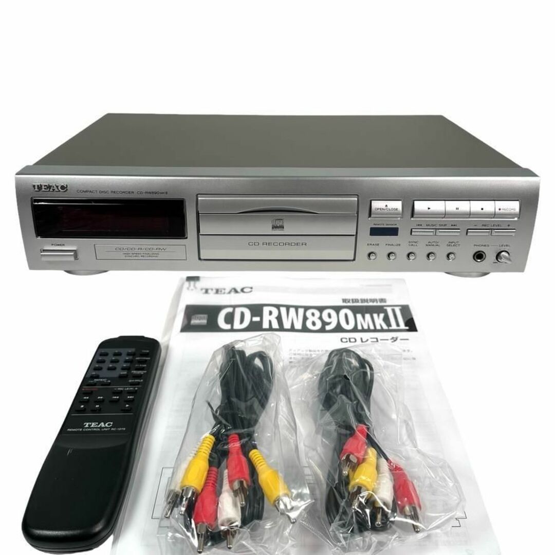 ◆優良美品◆ティアック CDレコーダー CD-RW890MK2-S