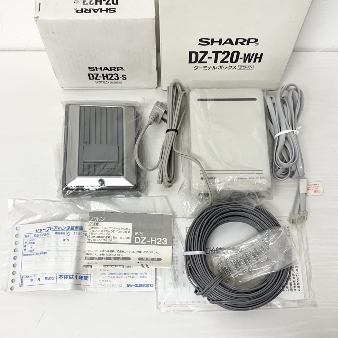 SHARP(シャープ)の★■2373 SHARP ターミナルボックス ドアホン DZ-T20-WH スマホ/家電/カメラの生活家電(その他)の商品写真