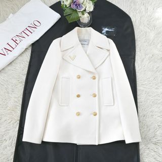 ヴァレンティノ(VALENTINO)の★VALENTINO最高級ライン★極美品★Vロゴメタル★Pコート(ピーコート)