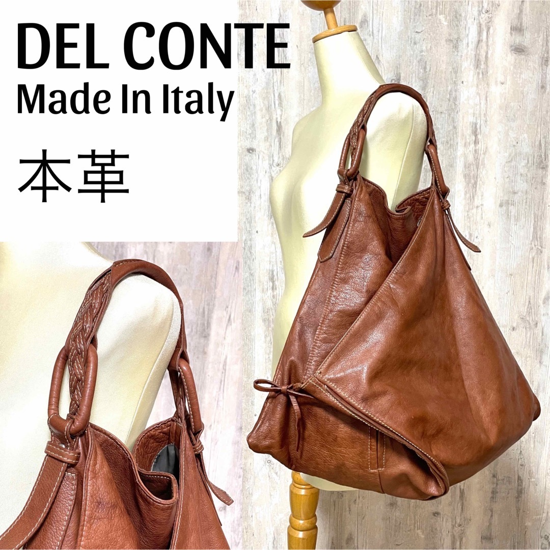 ysksrmam901DELCONTE デルコンテ 本革 ショルダーバッグ 美品