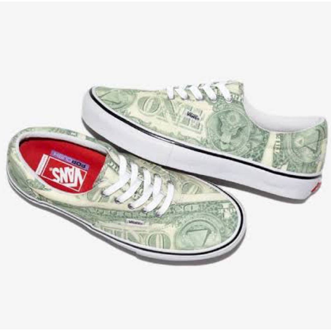 supreme vans dollar bill green US6 24cm | フリマアプリ ラクマ