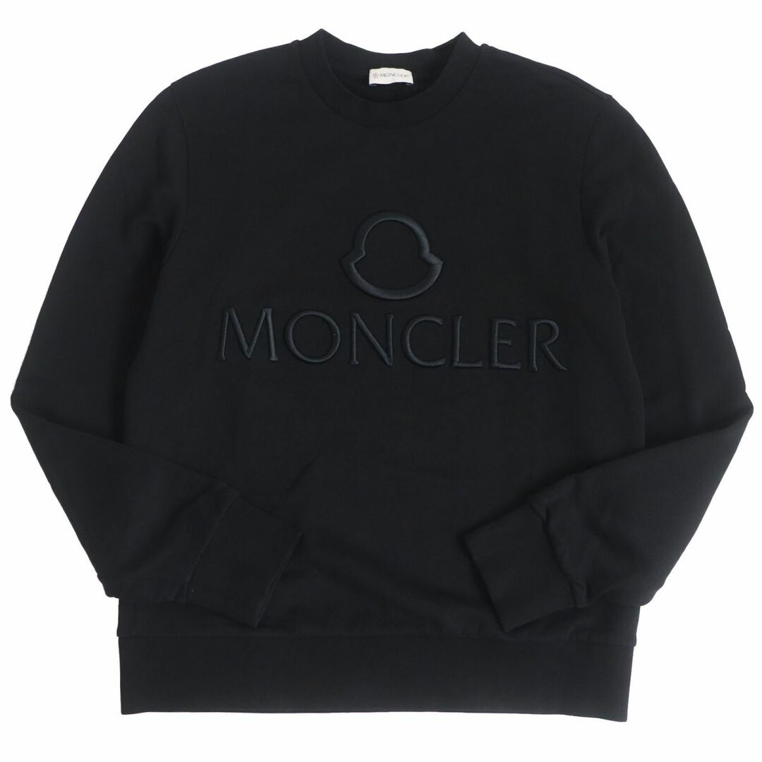 MONCLER ロゴ　スウェット　黒　　M