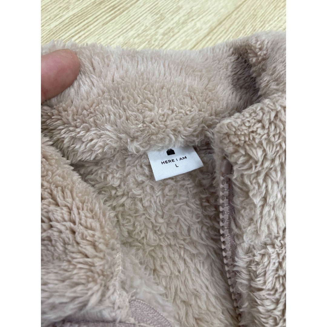 【美品】韓国子供服 Kinder fleece Here I Am フリース  キッズ/ベビー/マタニティのキッズ服男の子用(90cm~)(ジャケット/上着)の商品写真