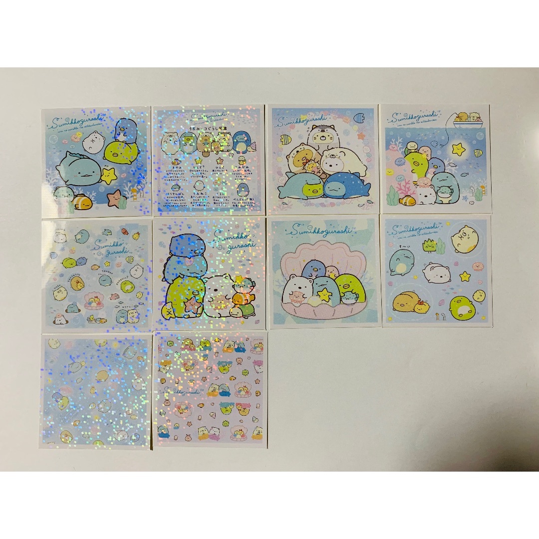 すみっコぐらし ポケットステッカーワールド / てんしなえびてん