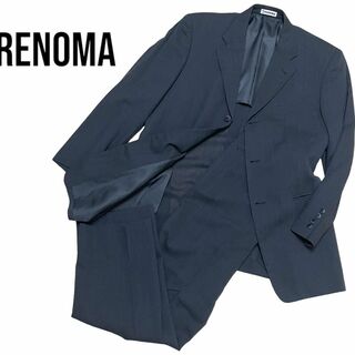 ユーピーレノマ(U.P renoma)の【美品】U.P renomaセットアップ　スーツ　黒　Y6　Lサイズ相当(セットアップ)