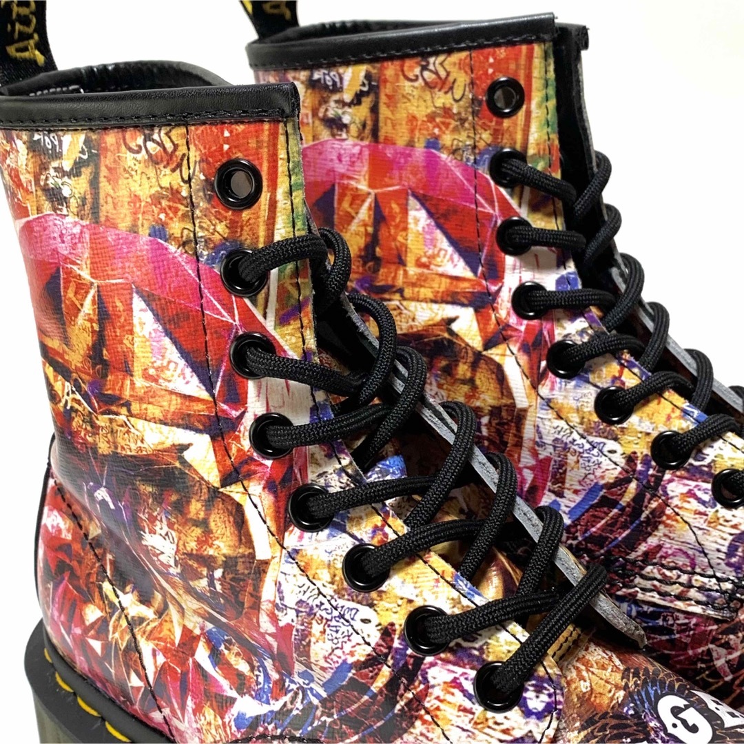 Dr.Martens(ドクターマーチン)の☆美品 ドクターマーチン × CBGB&OMFUG 1460 ８ホール ブーツ レディースの靴/シューズ(ブーツ)の商品写真