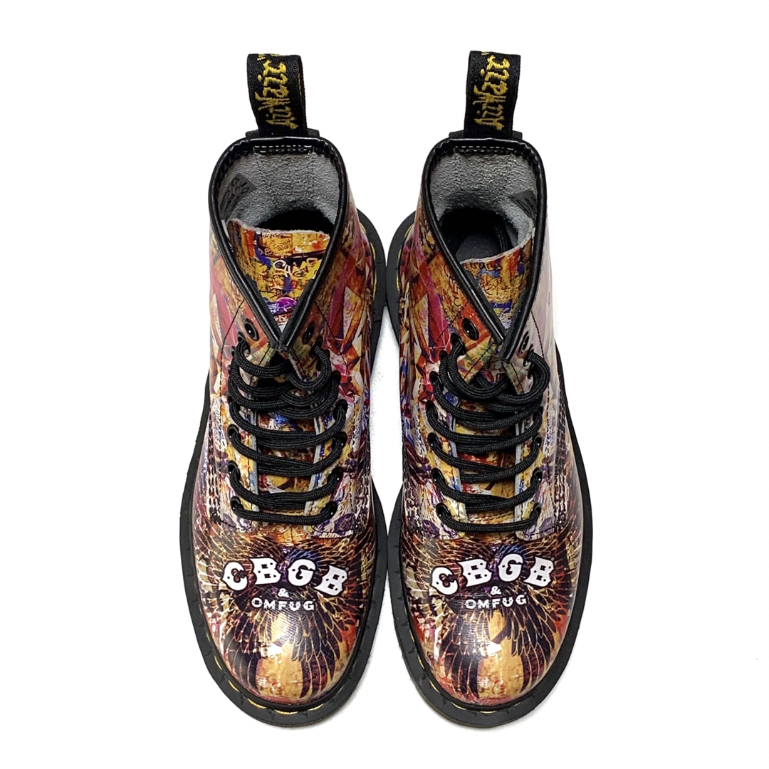 Dr.Martens(ドクターマーチン)の☆美品 ドクターマーチン × CBGB&OMFUG 1460 ８ホール ブーツ レディースの靴/シューズ(ブーツ)の商品写真