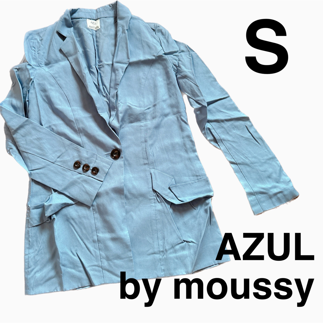 AZUL by moussy(アズールバイマウジー)のAZUL by moussy シャツ テーラード ジャケット S レディースのジャケット/アウター(テーラードジャケット)の商品写真