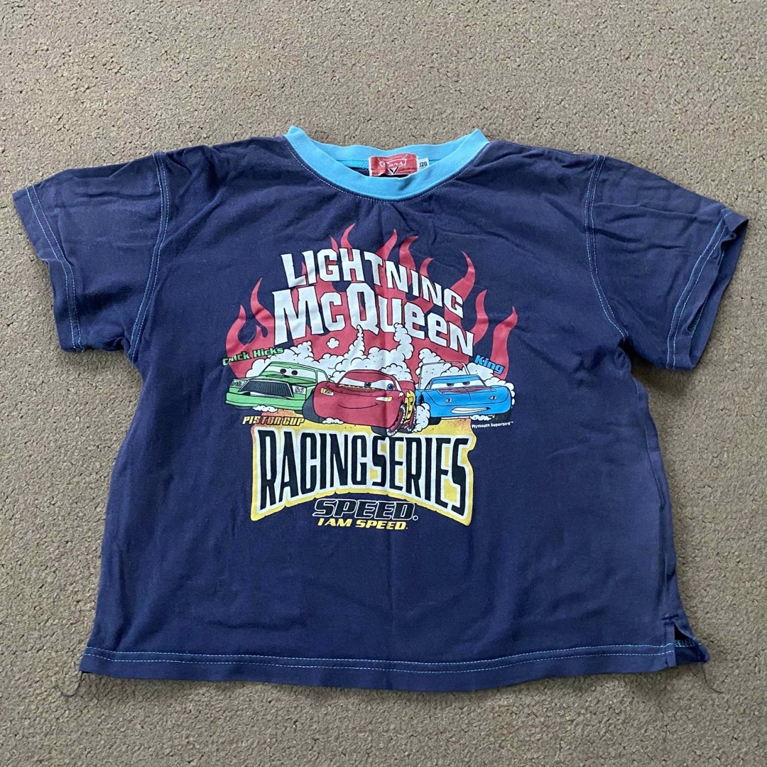 Disney(ディズニー)のカーズ　Cars パジャマ　Tシャツ　2点セット　長袖　半袖　サイズ120 キッズ/ベビー/マタニティのキッズ服男の子用(90cm~)(パジャマ)の商品写真