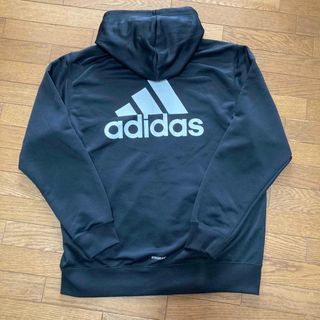 美品♡adidas♡レア♡フードにわんちゃん パーカー プルオーバー xs