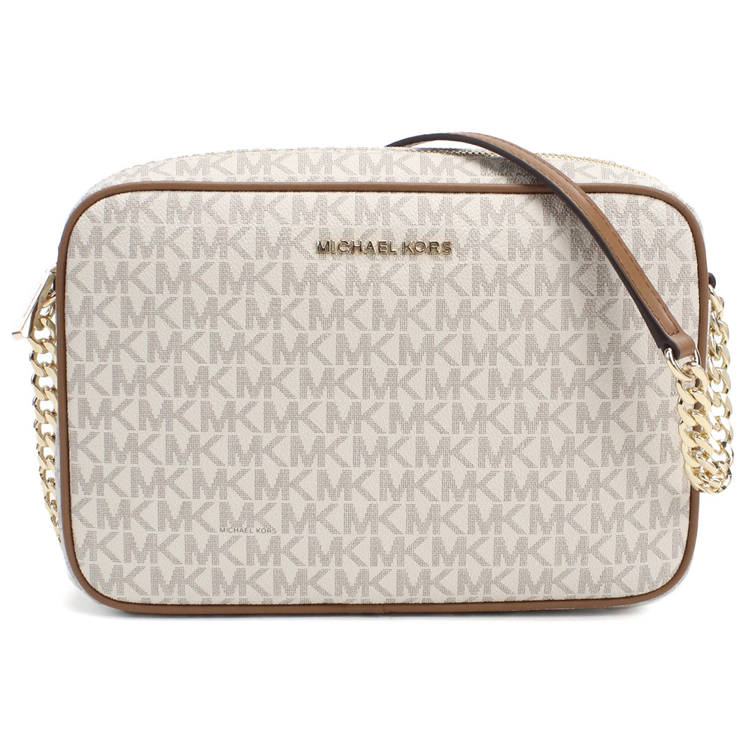 Michael Kors マイケルコース JET SET 32F1GJ6C7B 斜め掛け ショルダーバッグ VANILLA ホワイト系 レディース