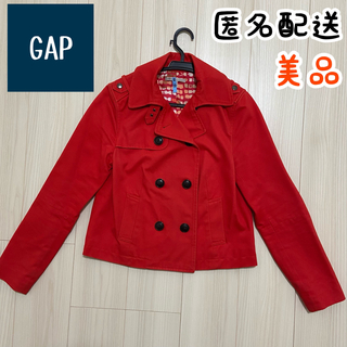 GAP - 美品★GAP ショート丈　Pコート　オレンジ　カラー　ジャケット
