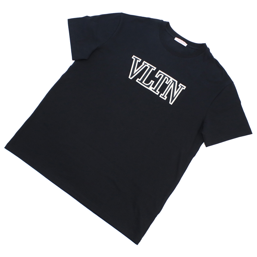 コットン100%カラーVALENTINO ヴァレンティノ 1V3MG10V Tシャツ ブラック メンズ